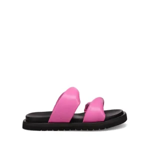 Inniu Catwalk Vacay Flat Sandals Fuchsia