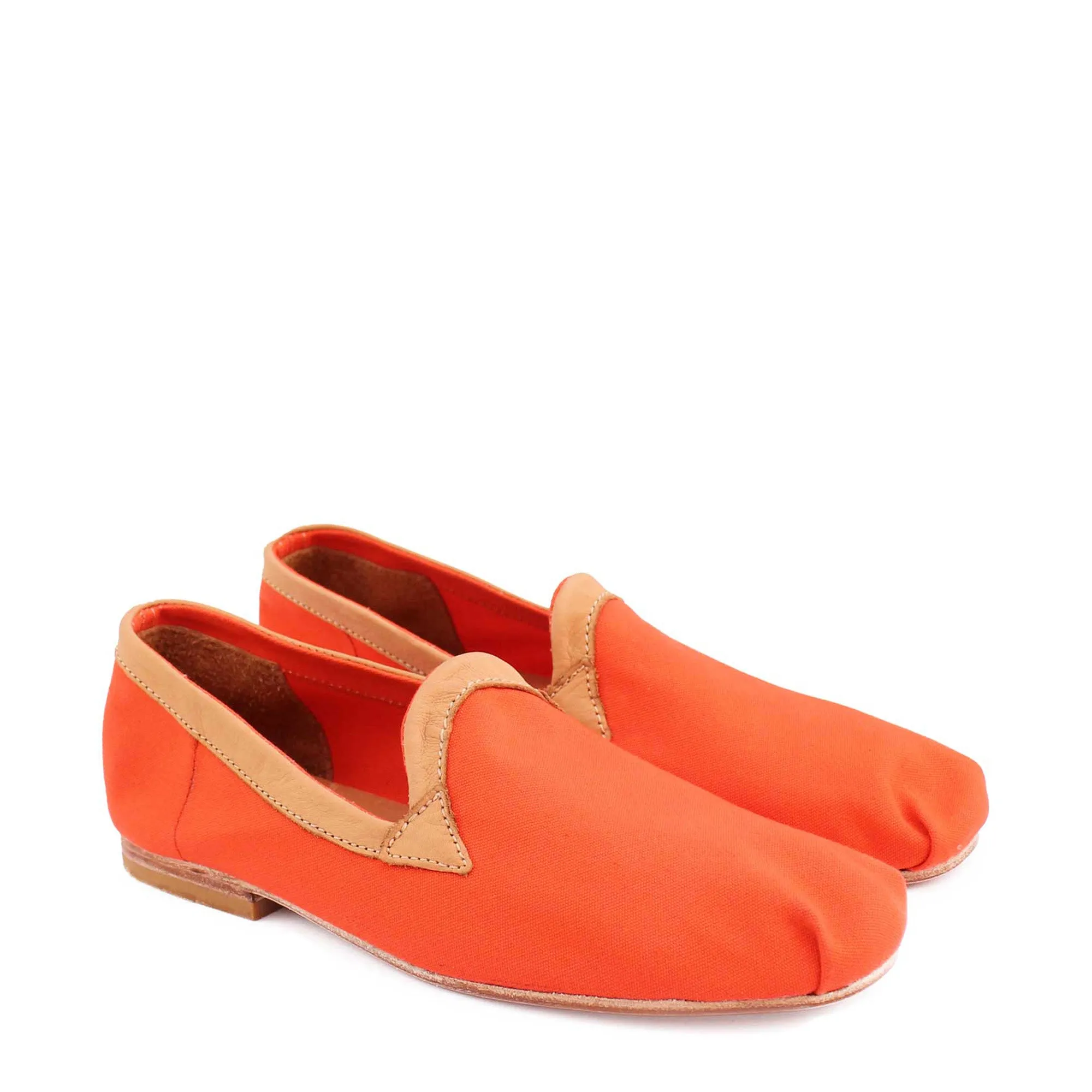 KARRÈ SLIPPERS CANVAS   ORANGE