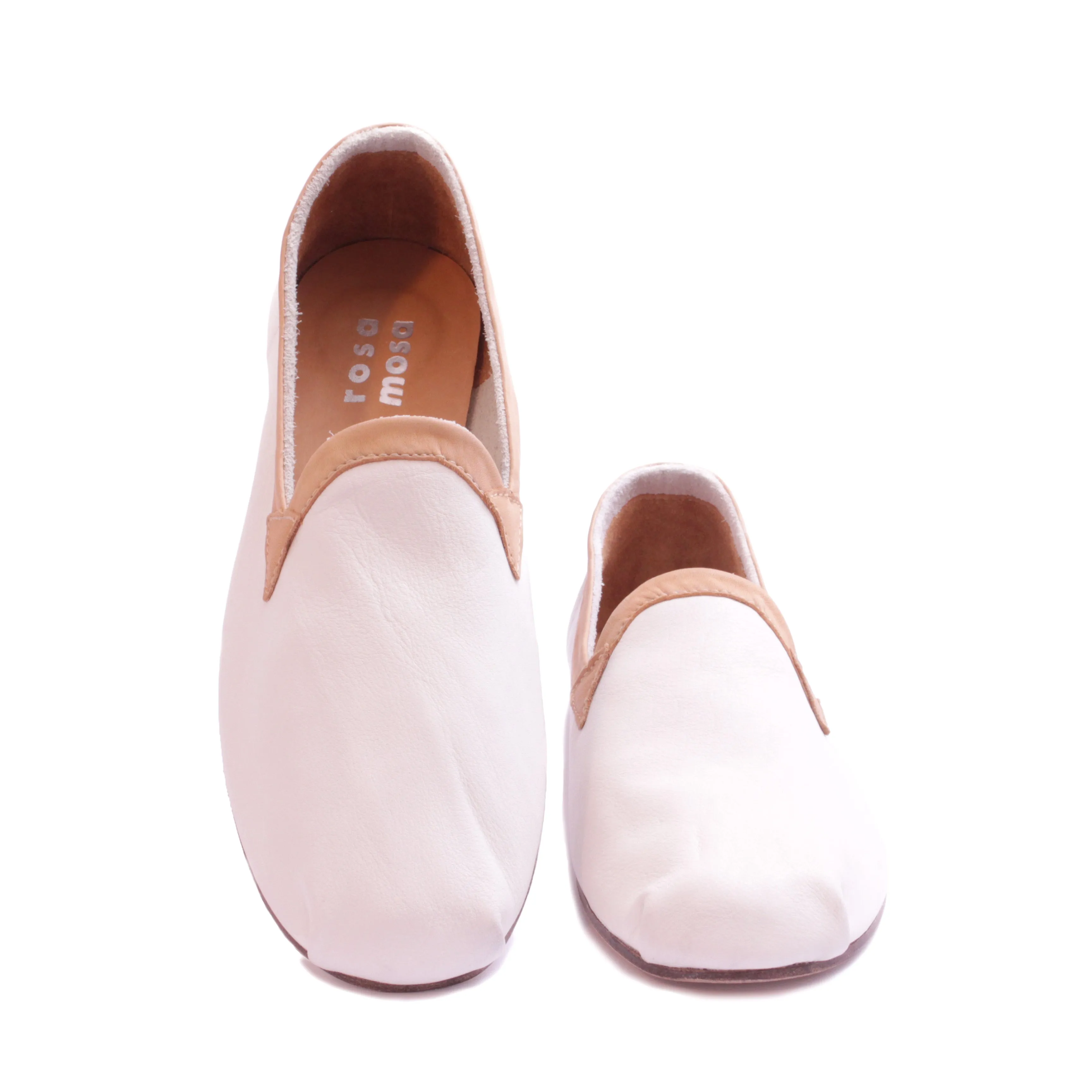 KARRÉ SLIPPERS LEATHER WHITE