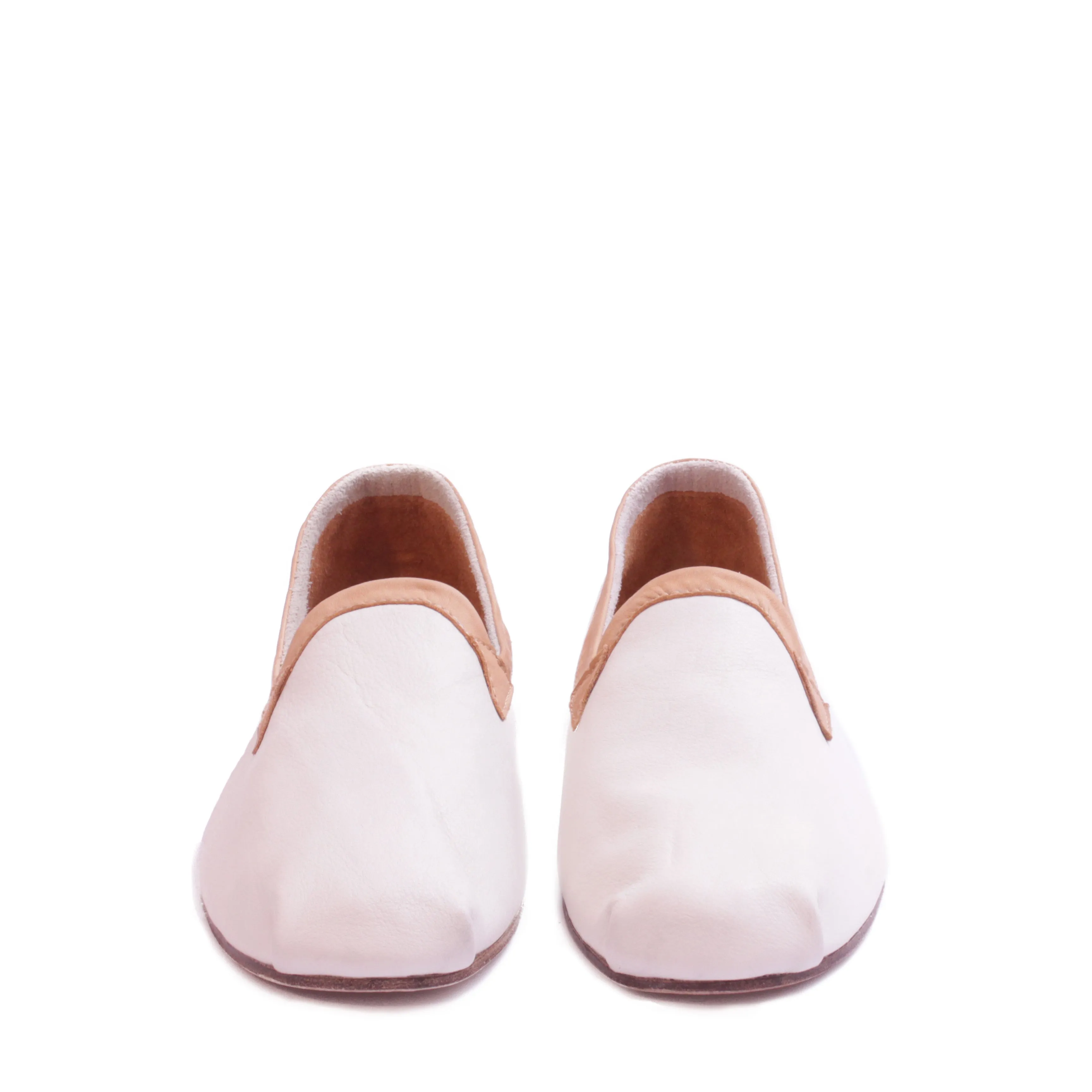 KARRÉ SLIPPERS LEATHER WHITE