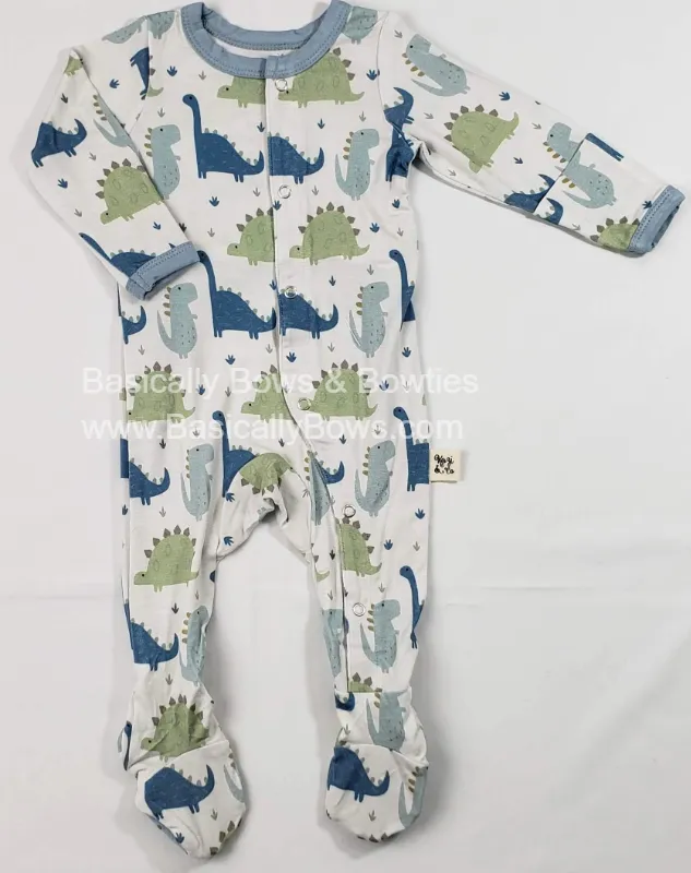 Kozi & Co Blue Dino Footie