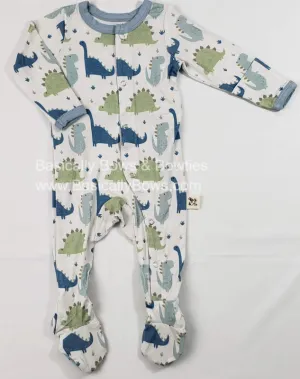Kozi & Co Blue Dino Footie