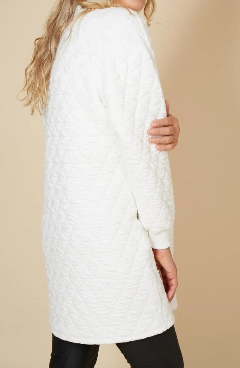 La Vida Relaxed Top/Dress - Blanc