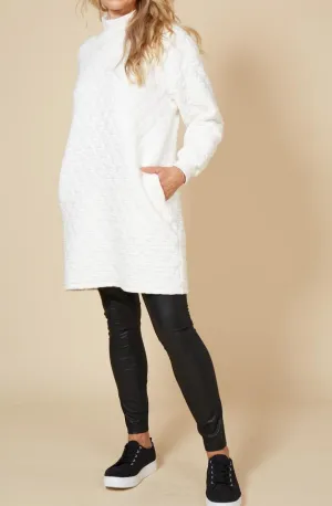 La Vida Relaxed Top/Dress - Blanc