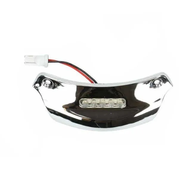 LED License Plate Light Chrome | Vespa Sprint / Primavera