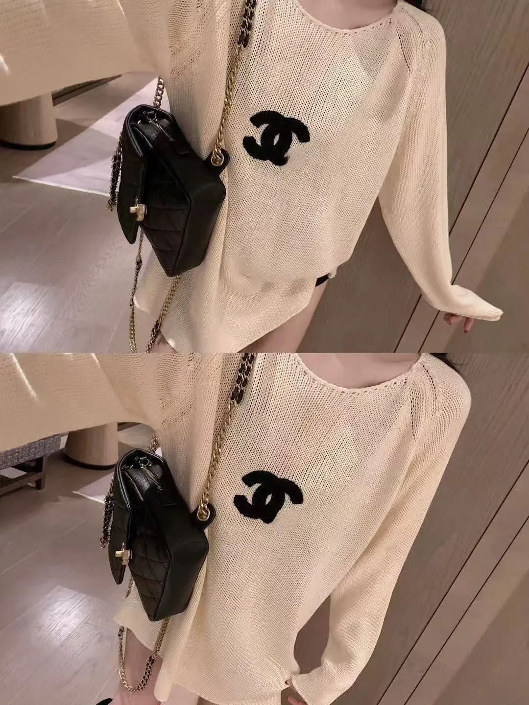 Loose Knit Hollow Sweater