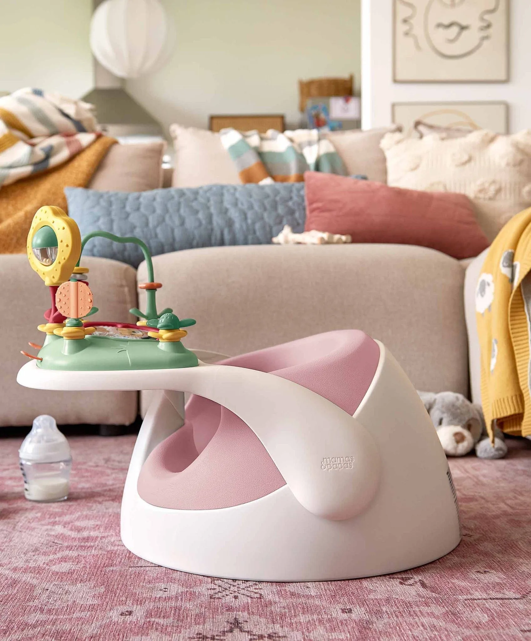 Mamas & Papas Baby Snug and Activity Tray - Blossom