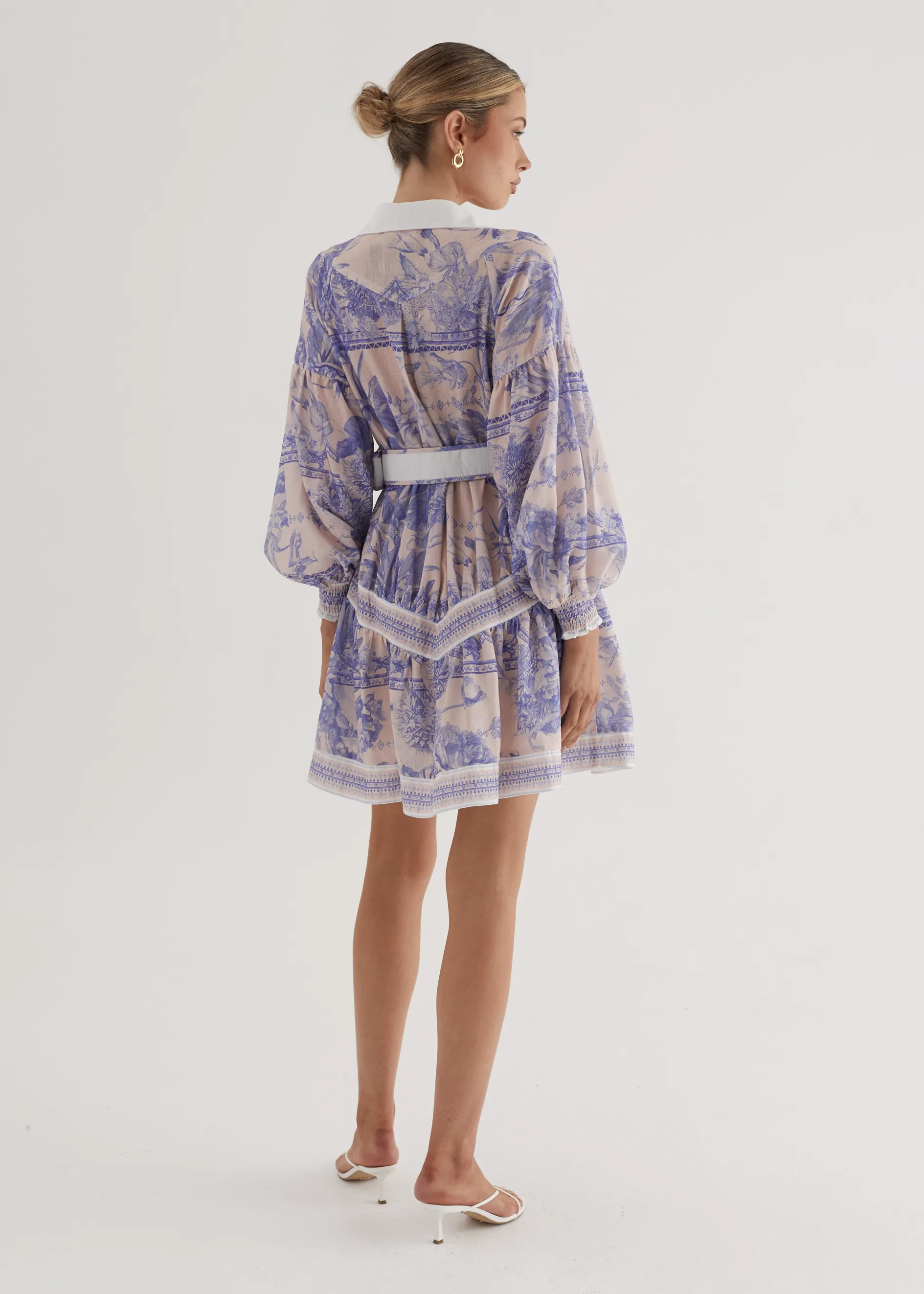 Marietta Dress - Porcelain