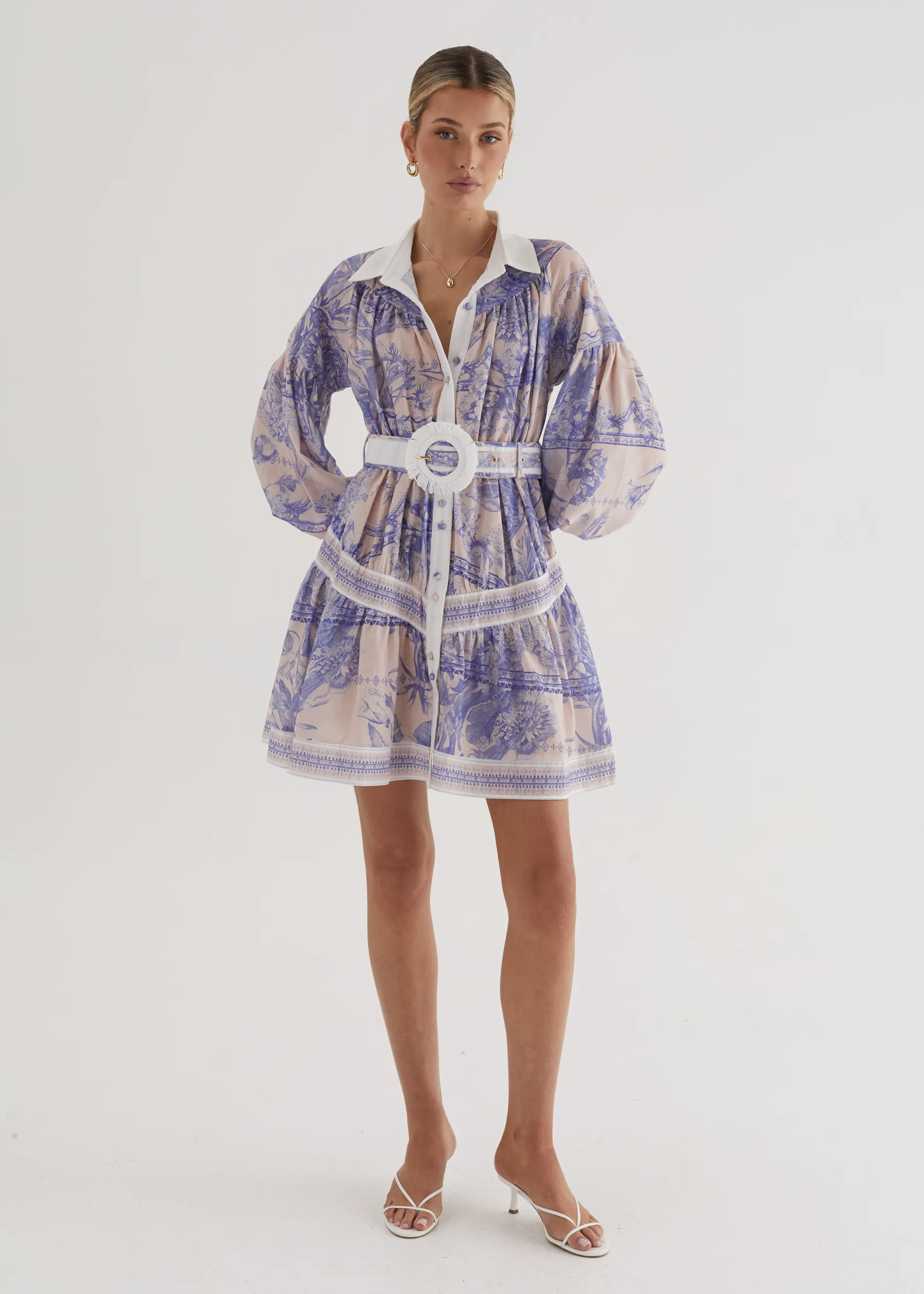 Marietta Dress - Porcelain