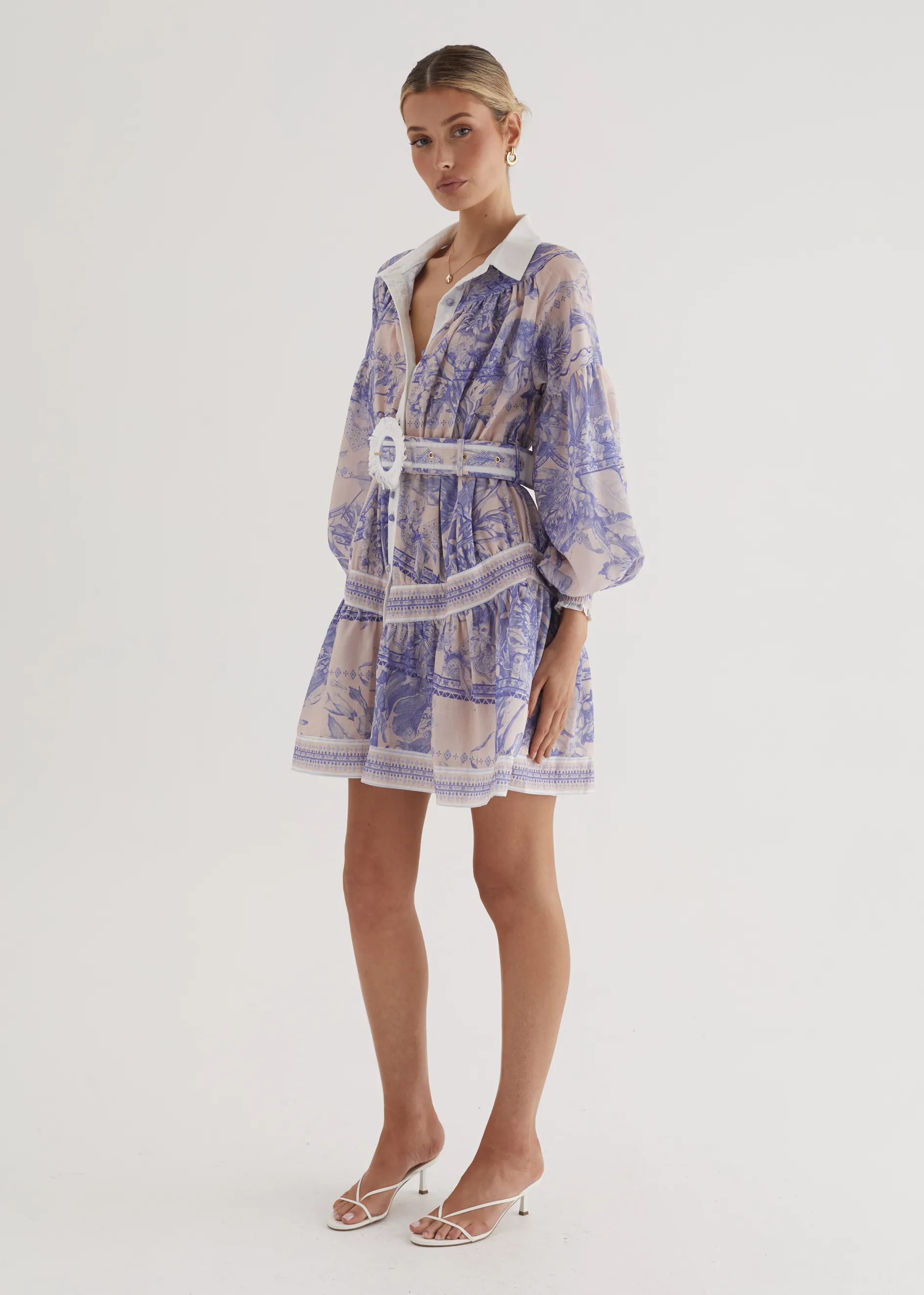 Marietta Dress - Porcelain