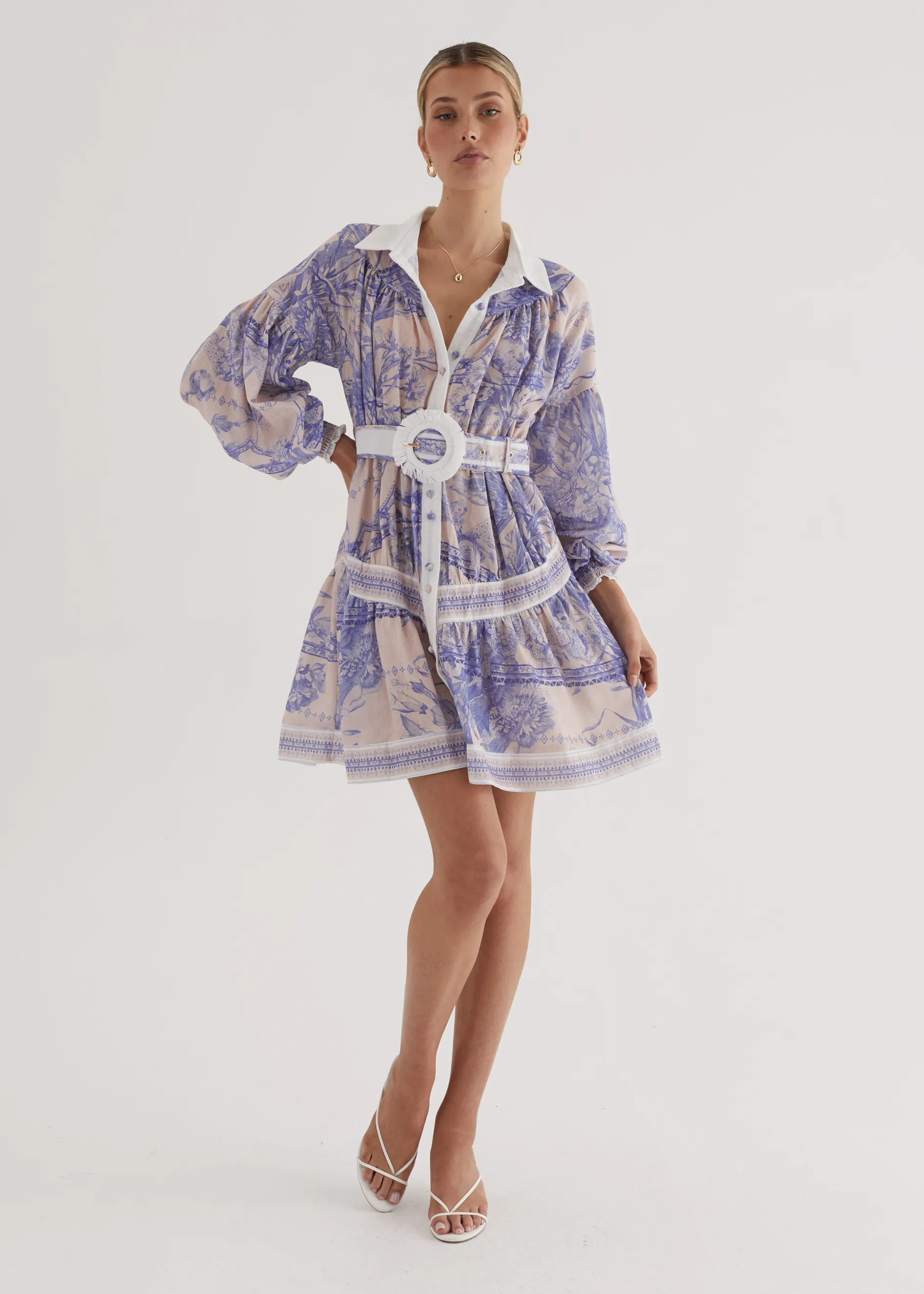 Marietta Dress - Porcelain