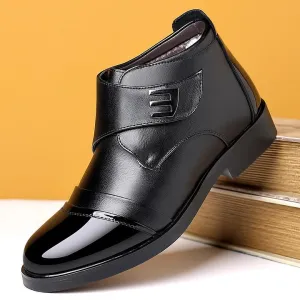 Men‘s Plush Warm Soft Leather Boots