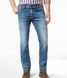 Mens TRUE RELIGION RICKY RELAXED STRAIGHT FLAGSTONE JEANS Denim PANTS BLUE 34 X 34 Dungarees