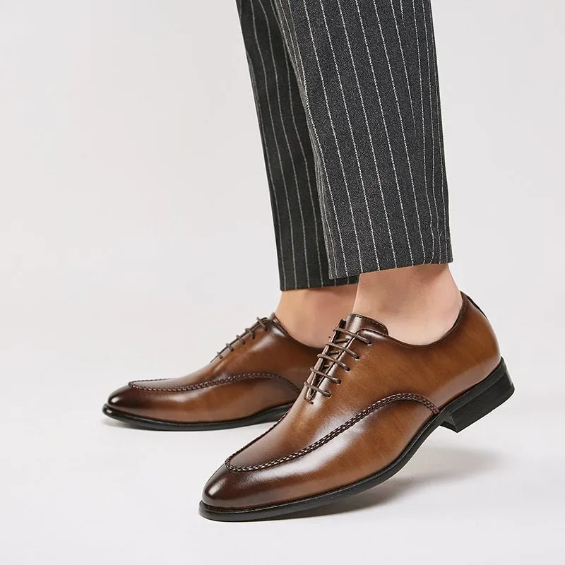 Moccasin Casual Flat Loafers Lace-up