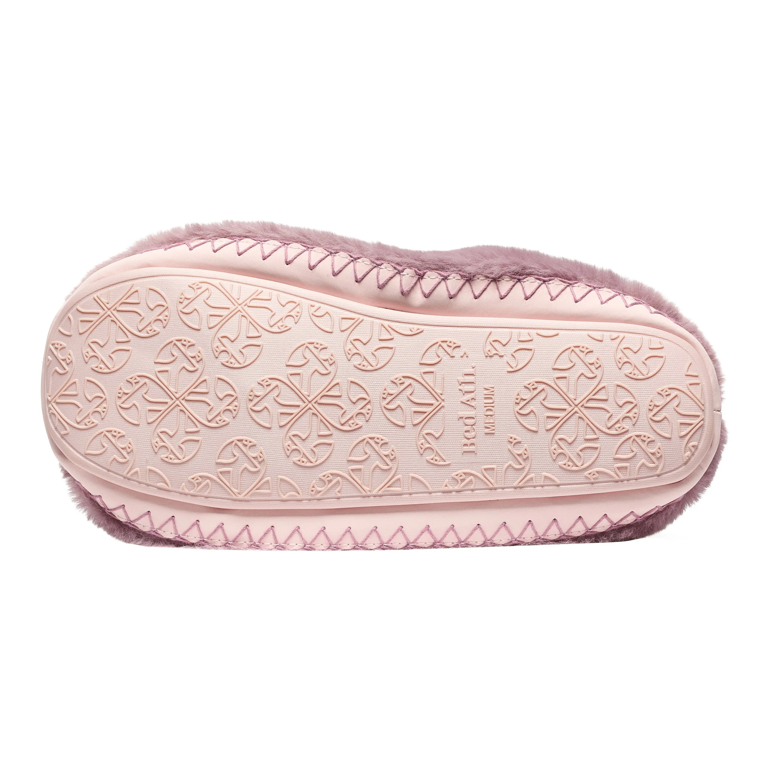 Monroe - Faux Fur Slipper Boot - Aquarelle / Dusky Pink