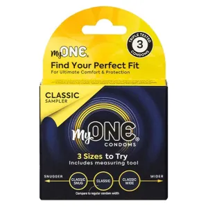 My One Classic Sampler 3 Ct Condoms