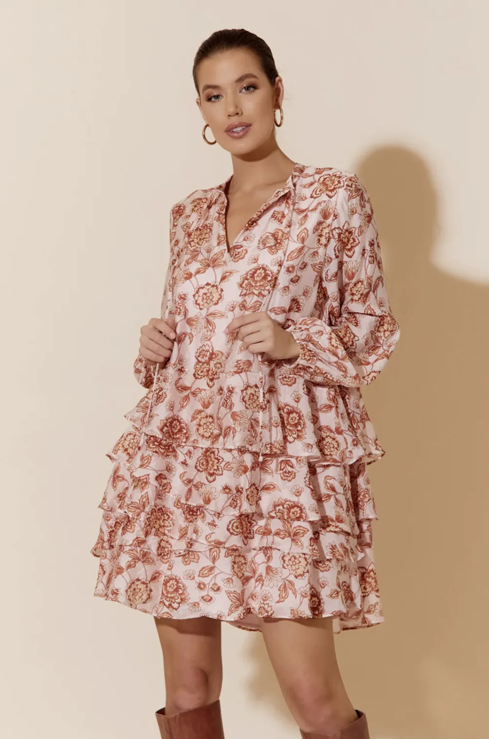 Nadia Print Dress