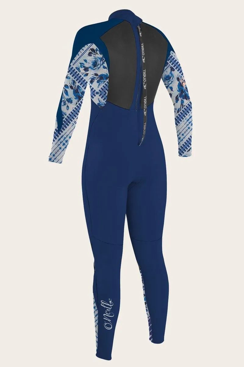 O'Neill Girls Epic 4/3 Back Zip Full Wetsuit