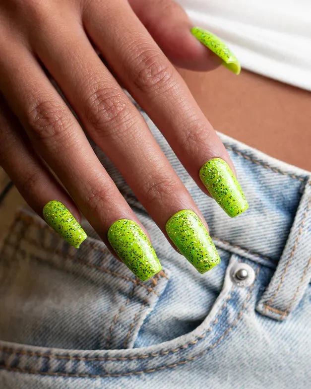 P  Peace and Love Glitter Gel Polish