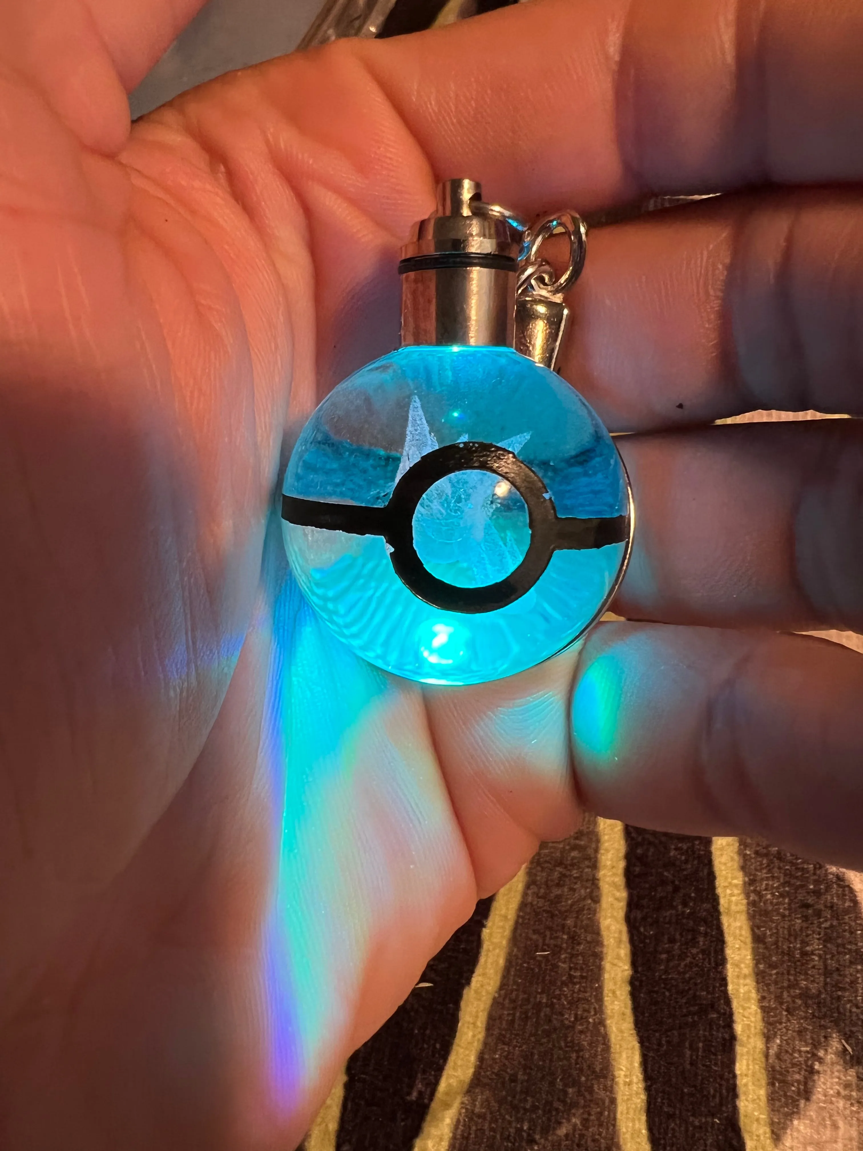 Pokemon Mega Gengar LED Light Up Keychain