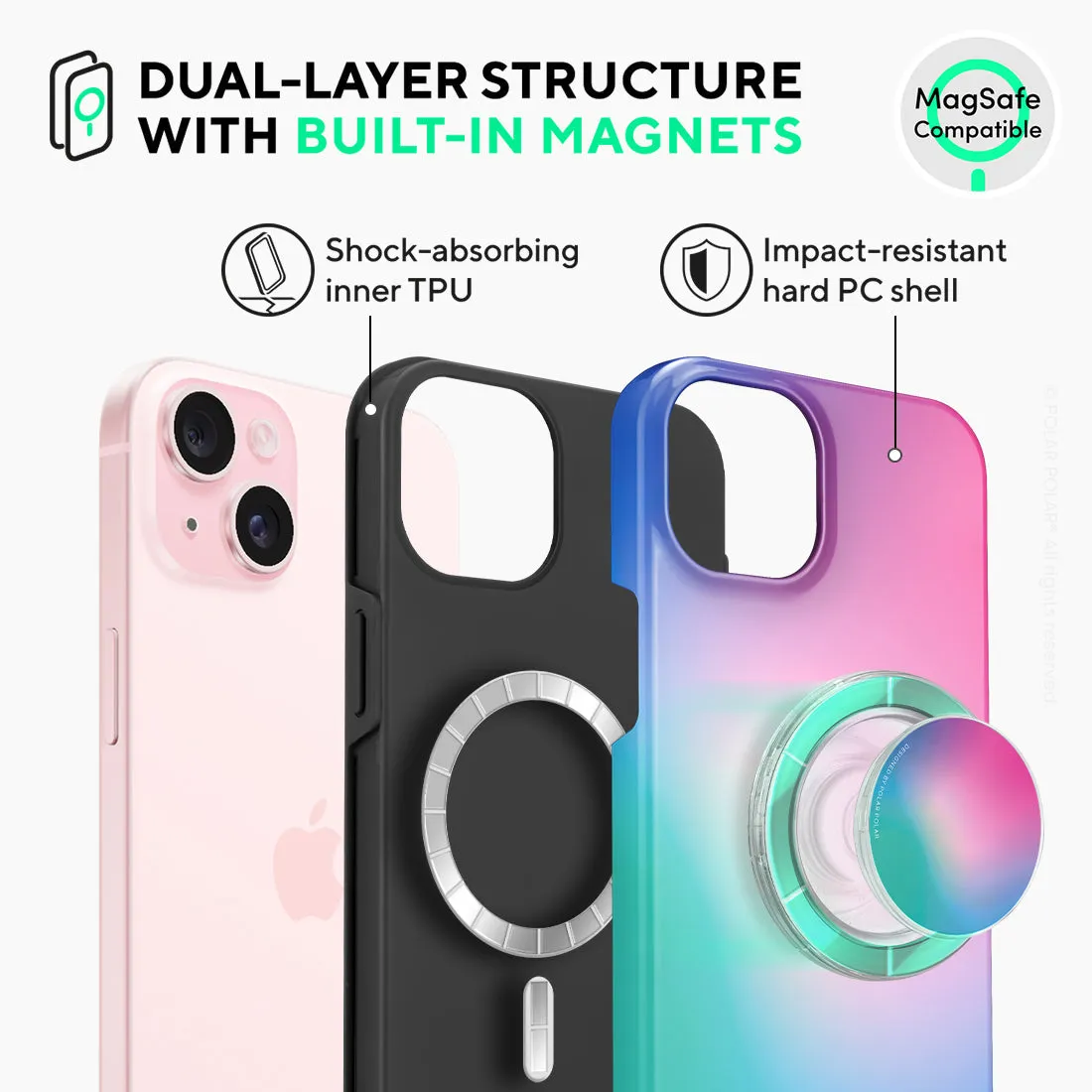 Polar Light - iPhone 15 Plus Case