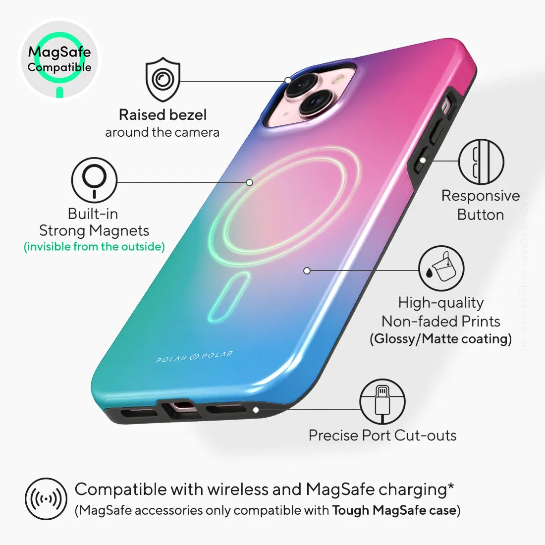 Polar Light - iPhone 15 Plus Case