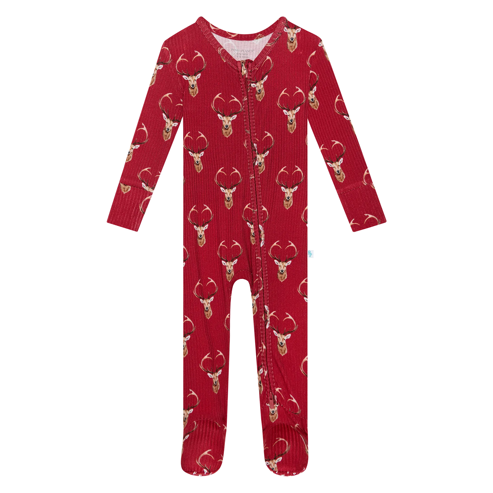 Posh Peanut Dash Footie with Zipper