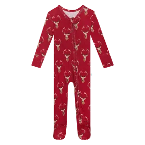 Posh Peanut Dash Footie with Zipper