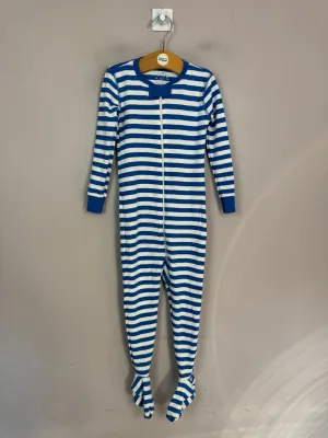 Primary Organic Sleepsuit - Blue Stripes (new) 18-24m