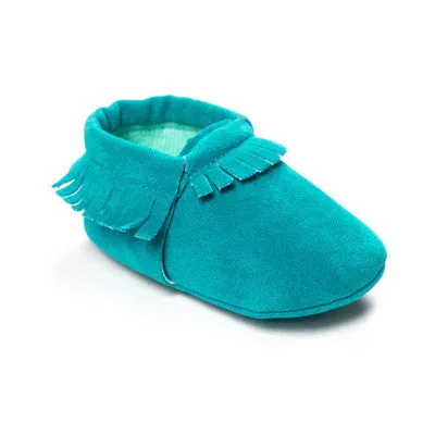 PU Suede Leather born Baby Boy Girl Baby Moccasins Soft Moccs Shoes Bebe Fringe Soft Soled Non-slip Footwear Crib Shoe