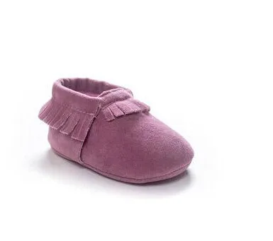 PU Suede Leather born Baby Boy Girl Baby Moccasins Soft Moccs Shoes Bebe Fringe Soft Soled Non-slip Footwear Crib Shoe