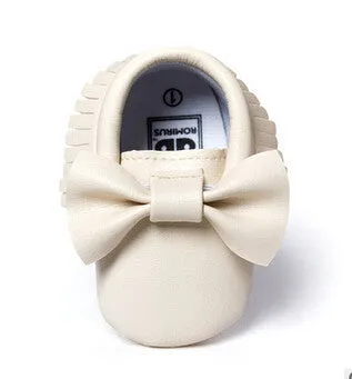 PU Suede Leather born Baby Boy Girl Baby Moccasins Soft Moccs Shoes Bebe Fringe Soft Soled Non-slip Footwear Crib Shoe