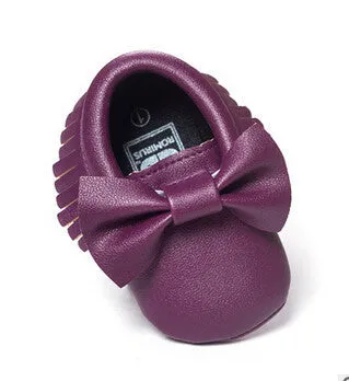 PU Suede Leather born Baby Boy Girl Baby Moccasins Soft Moccs Shoes Bebe Fringe Soft Soled Non-slip Footwear Crib Shoe