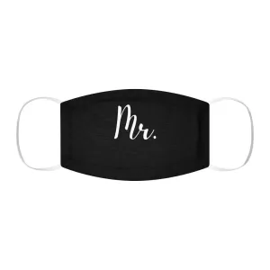 "Mr." Black Snug-Fit Face Mask