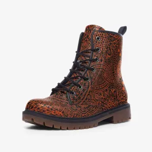 Red Earth Combat Boots