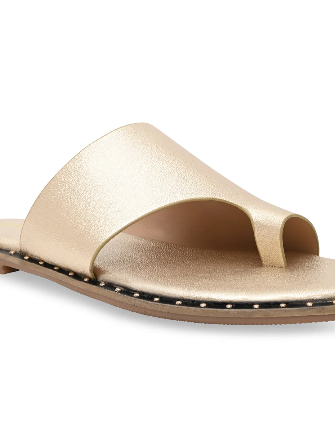 Rocia By Regal Gold Women Smart Casual Flats