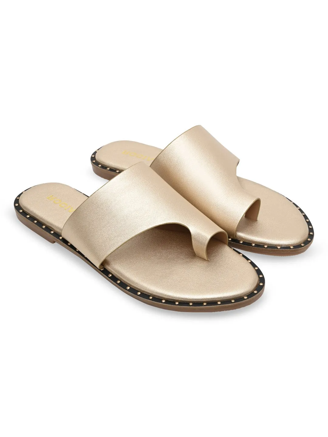 Rocia By Regal Gold Women Smart Casual Flats