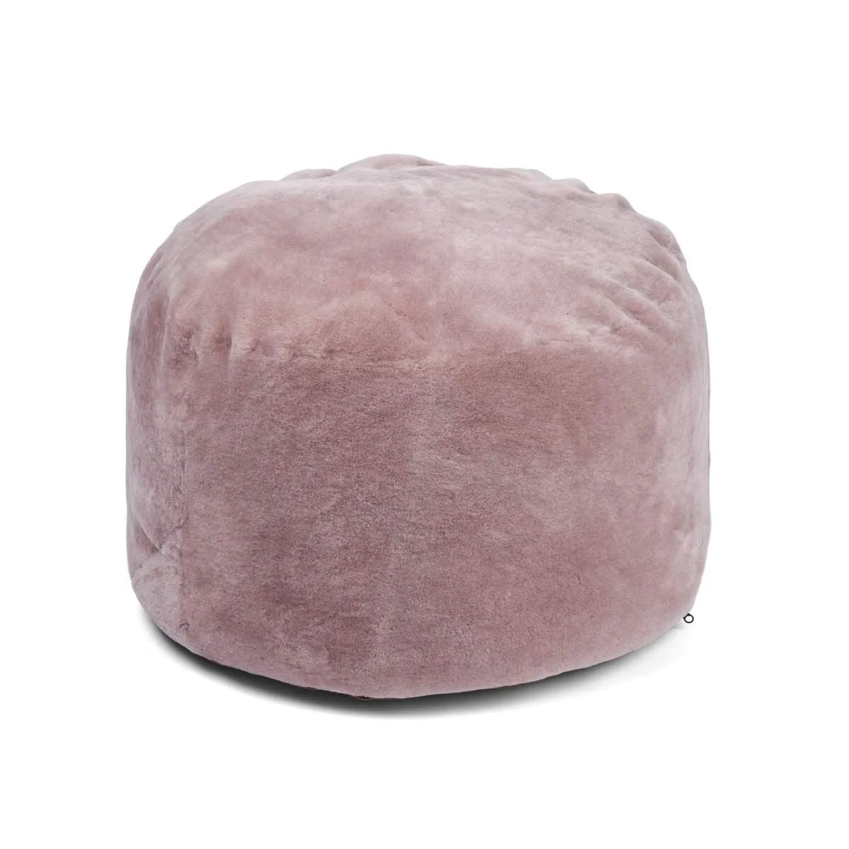 Round Moccasin Pouf | D22x18 in