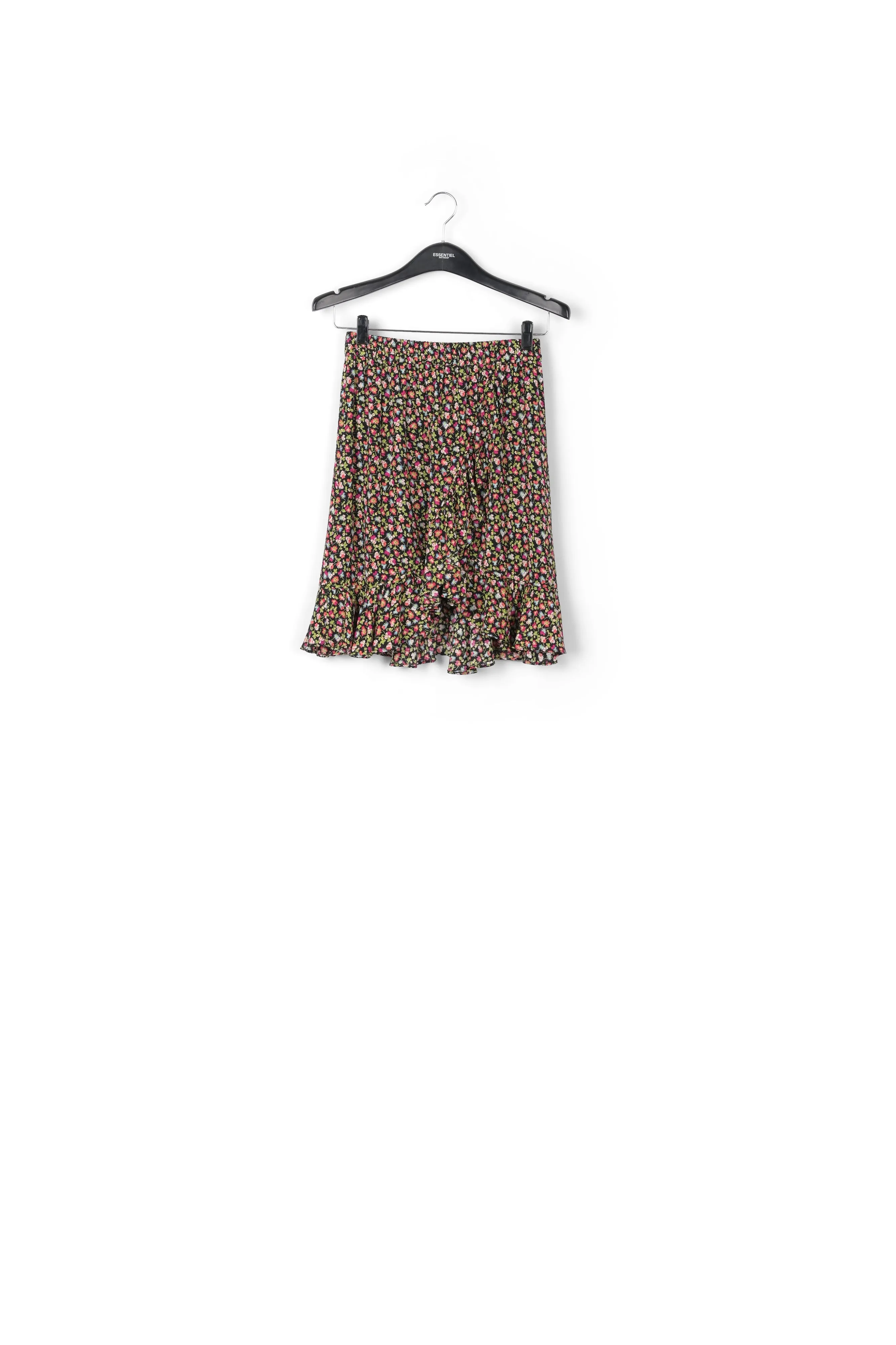 Ruffled wrap skirt