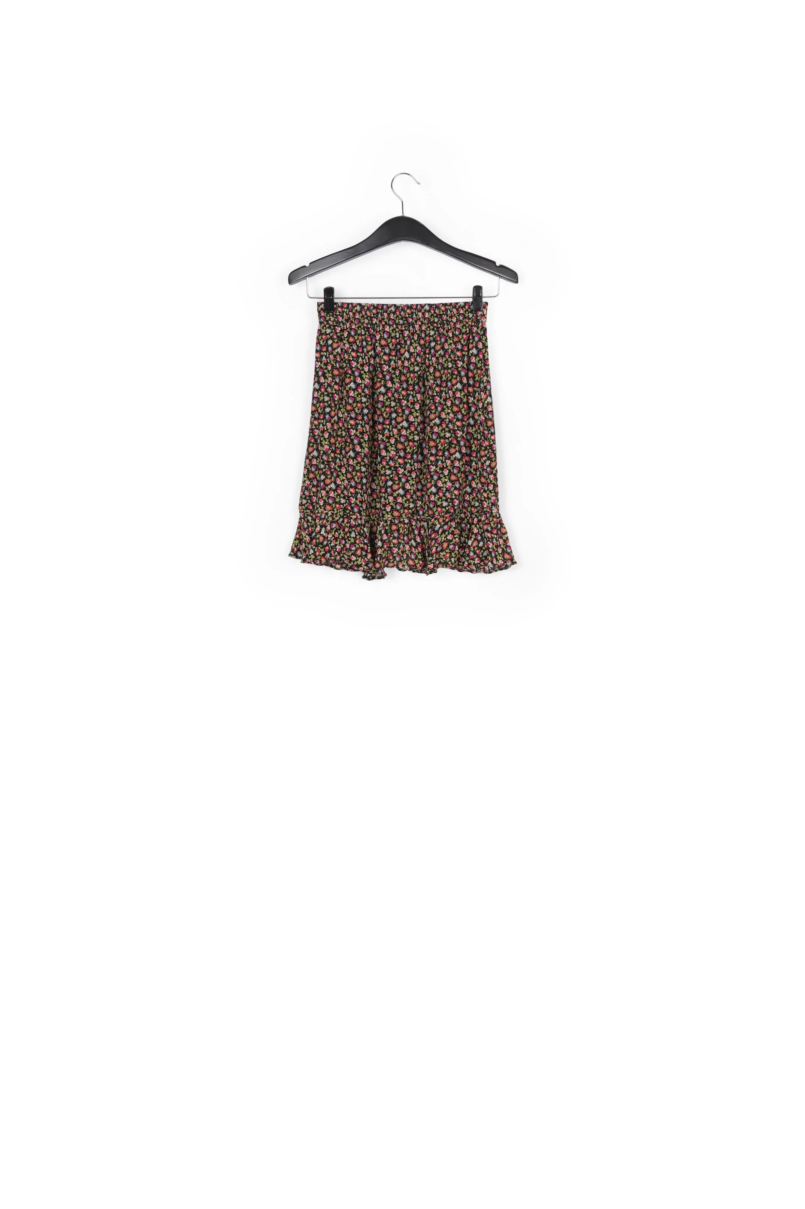 Ruffled wrap skirt