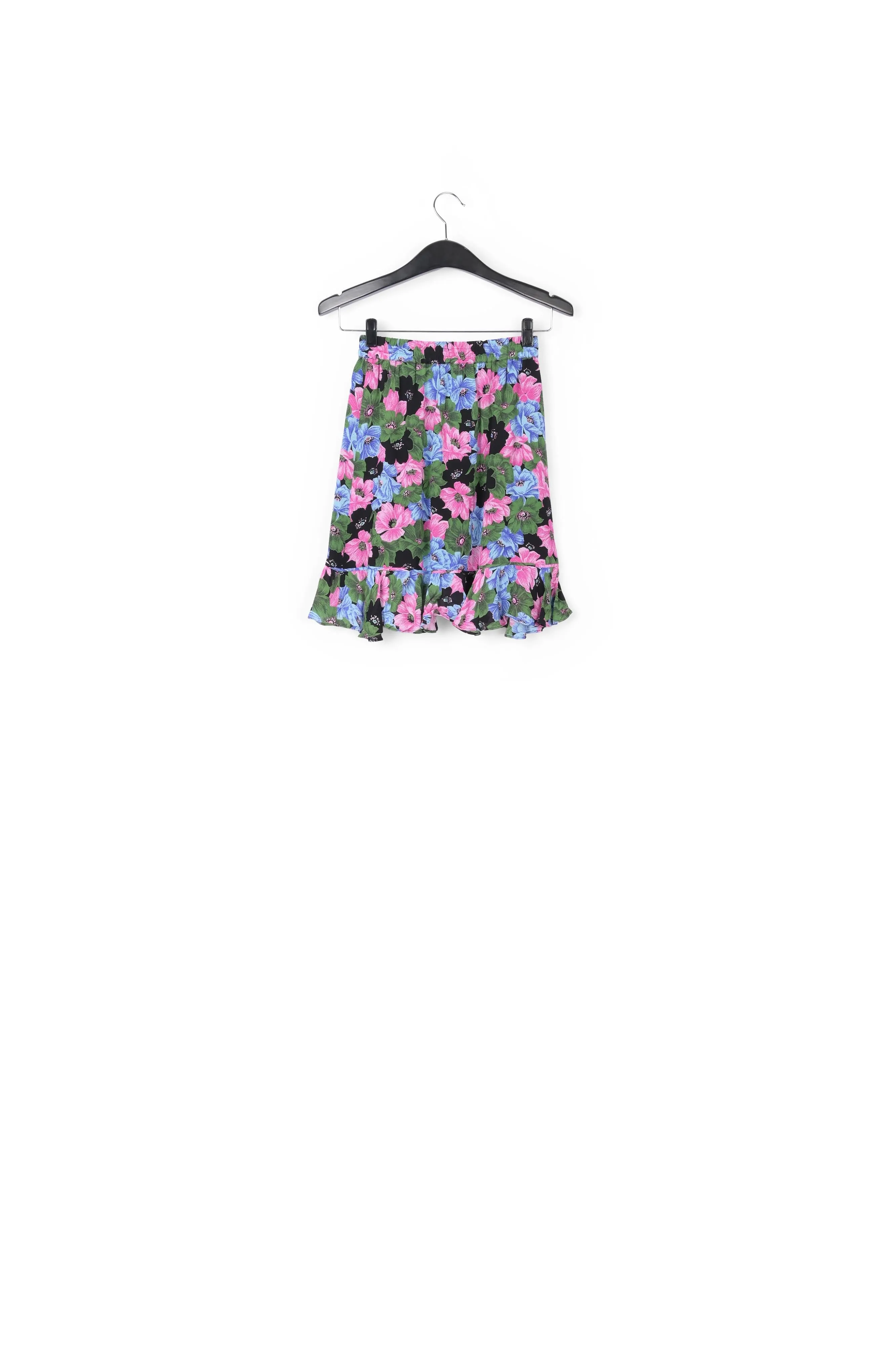 Ruffled wrap skirt