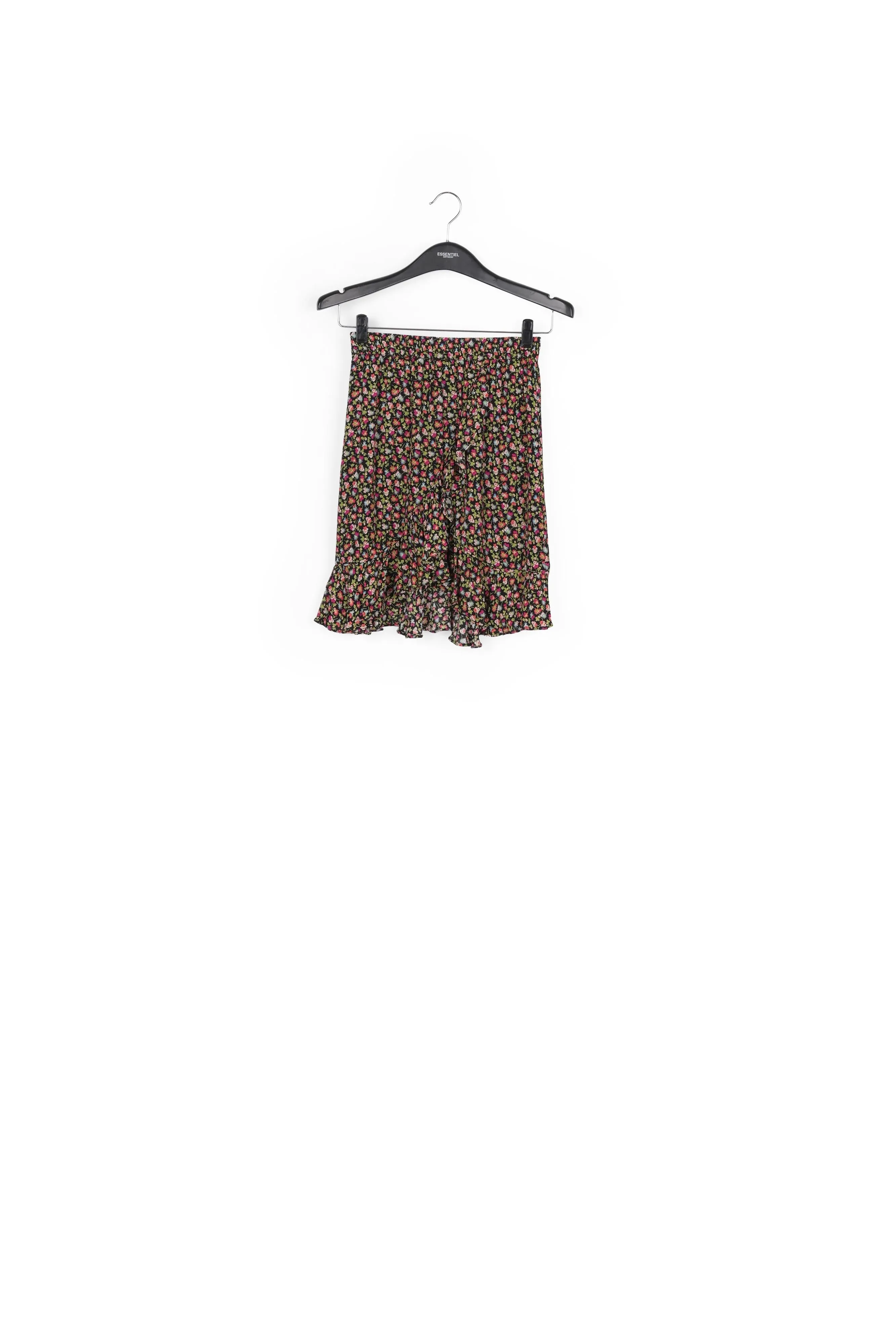 Ruffled wrap skirt
