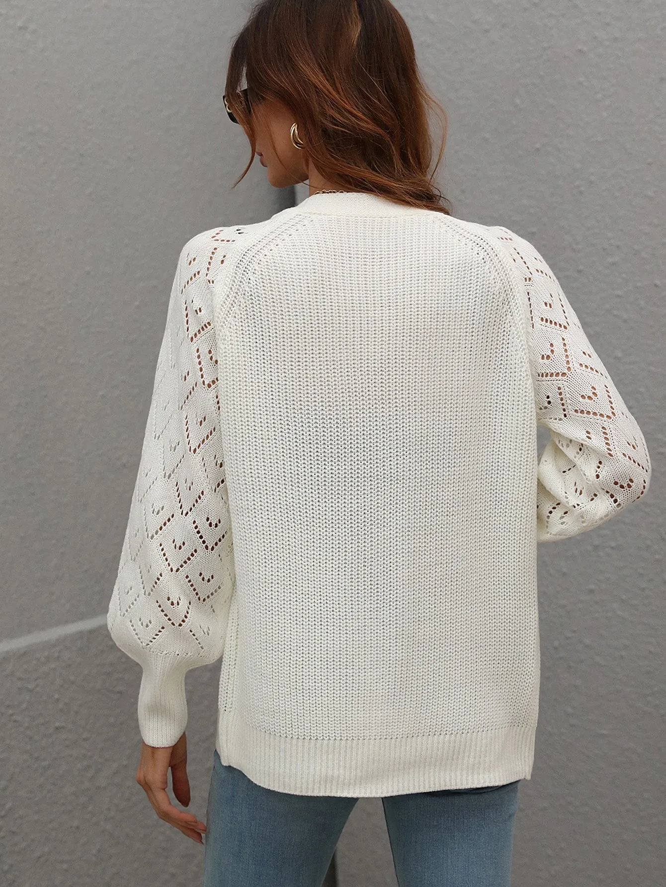 Shantall Knit Cardigan - Cream