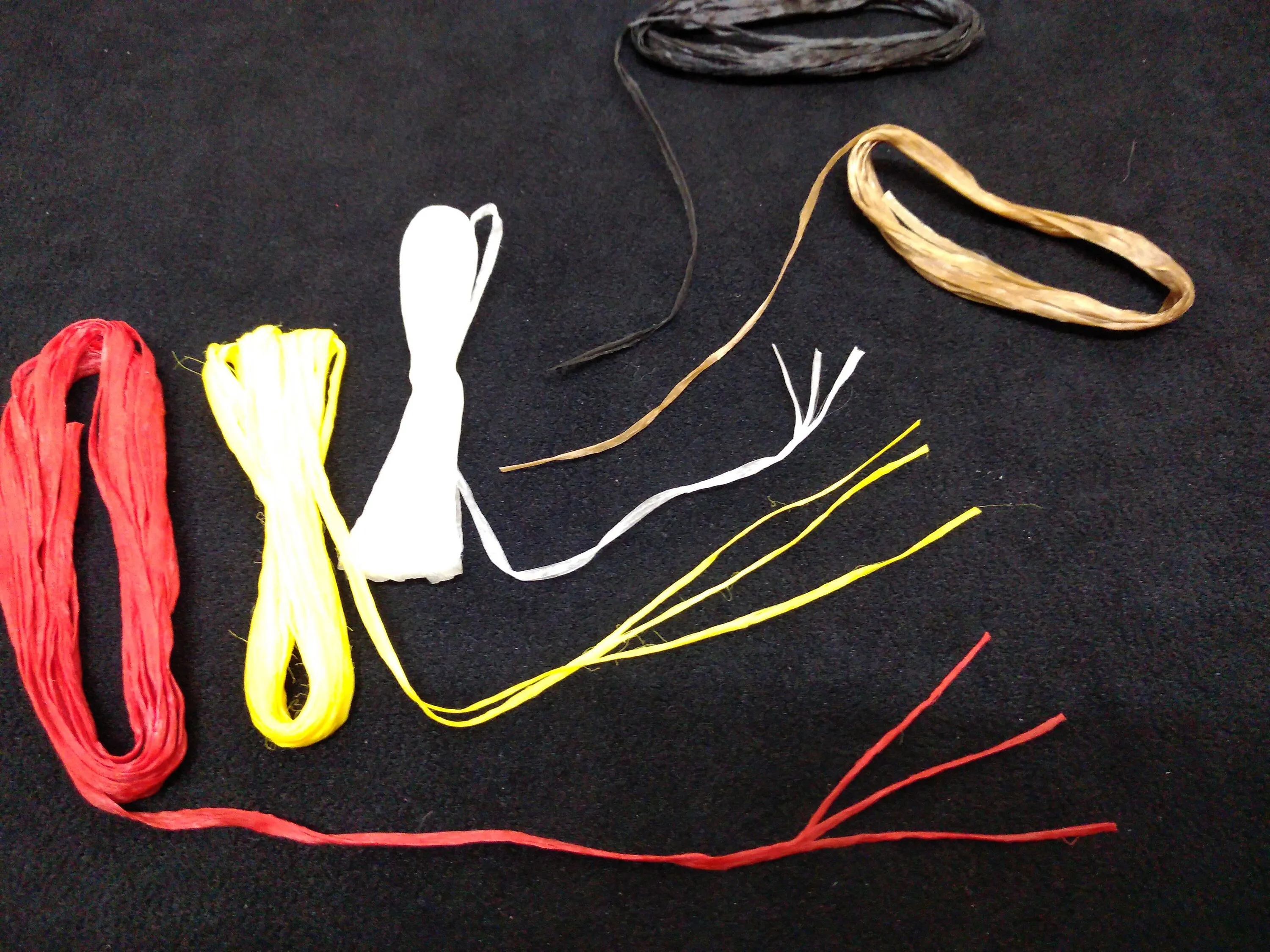 Simulated Sinew Thread/lacing waxed. for sewing, Looming, Threading, Binding, Earrings, Jewelry, Chokers, Red, White, Yellow, Black, Purple, Green, Light Brown, Dark Brown, Orange, and Royal Blue