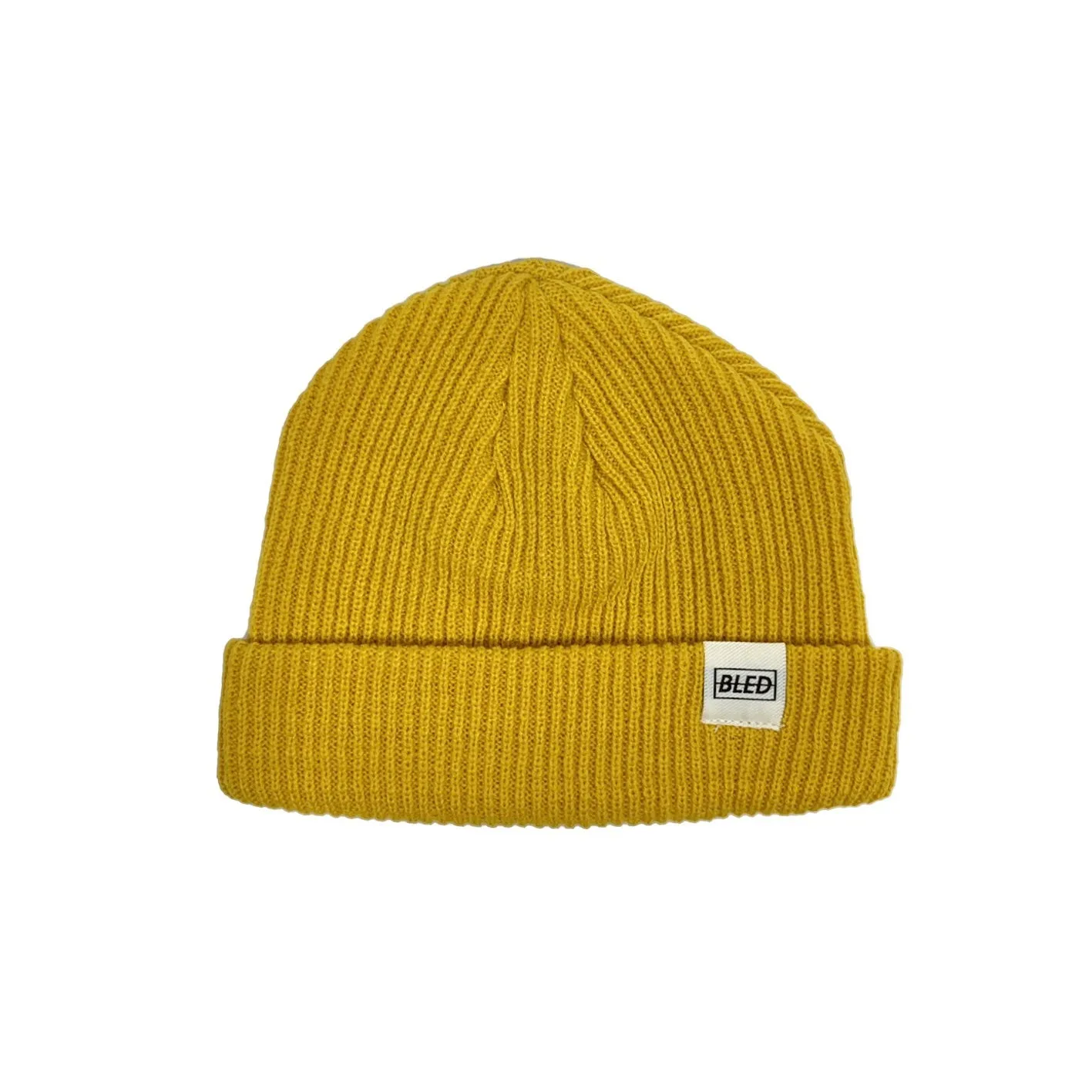 Snug Fisherman Beanie - Mustard Yellow