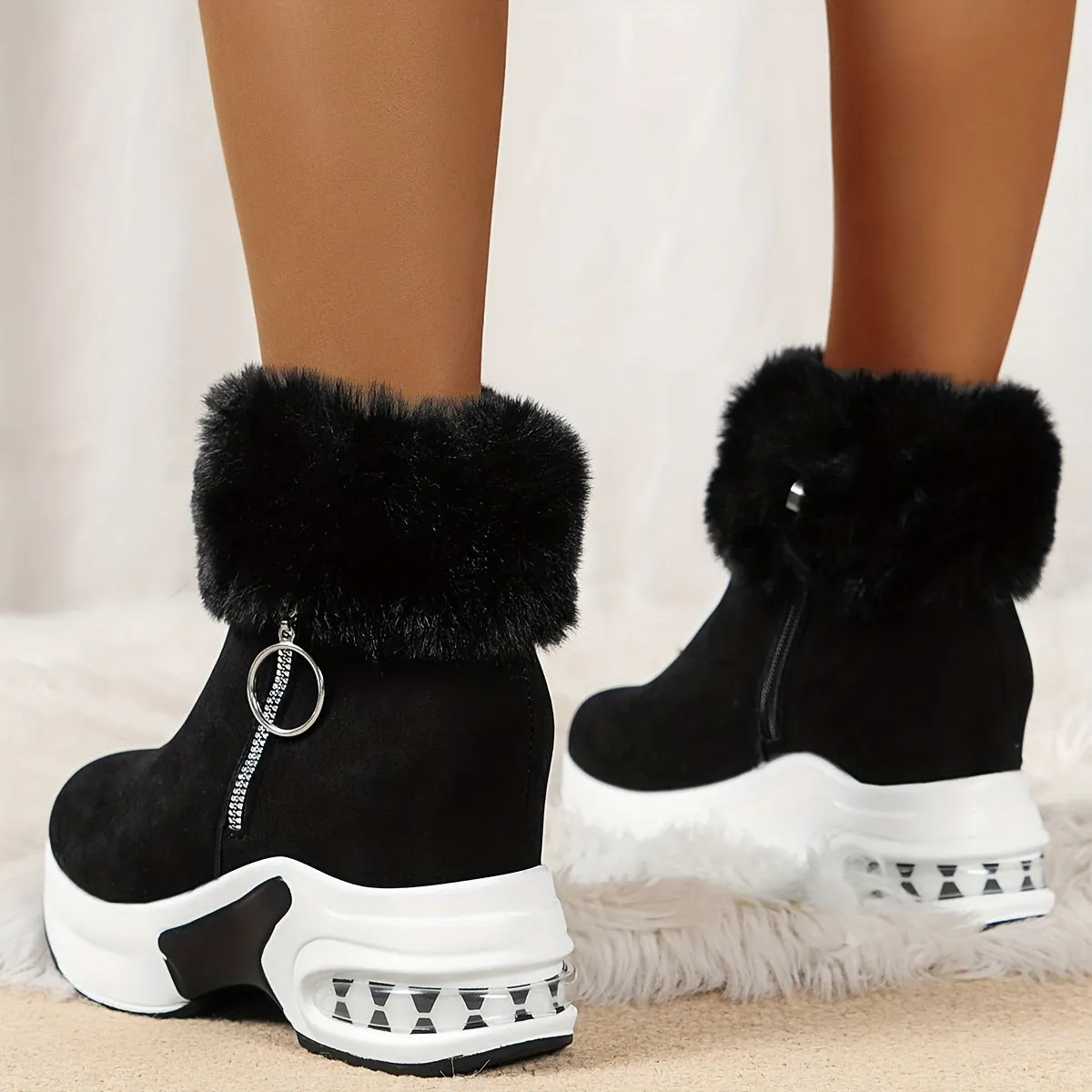 Soft & Warm - Comfortable Boots with Side Zipper