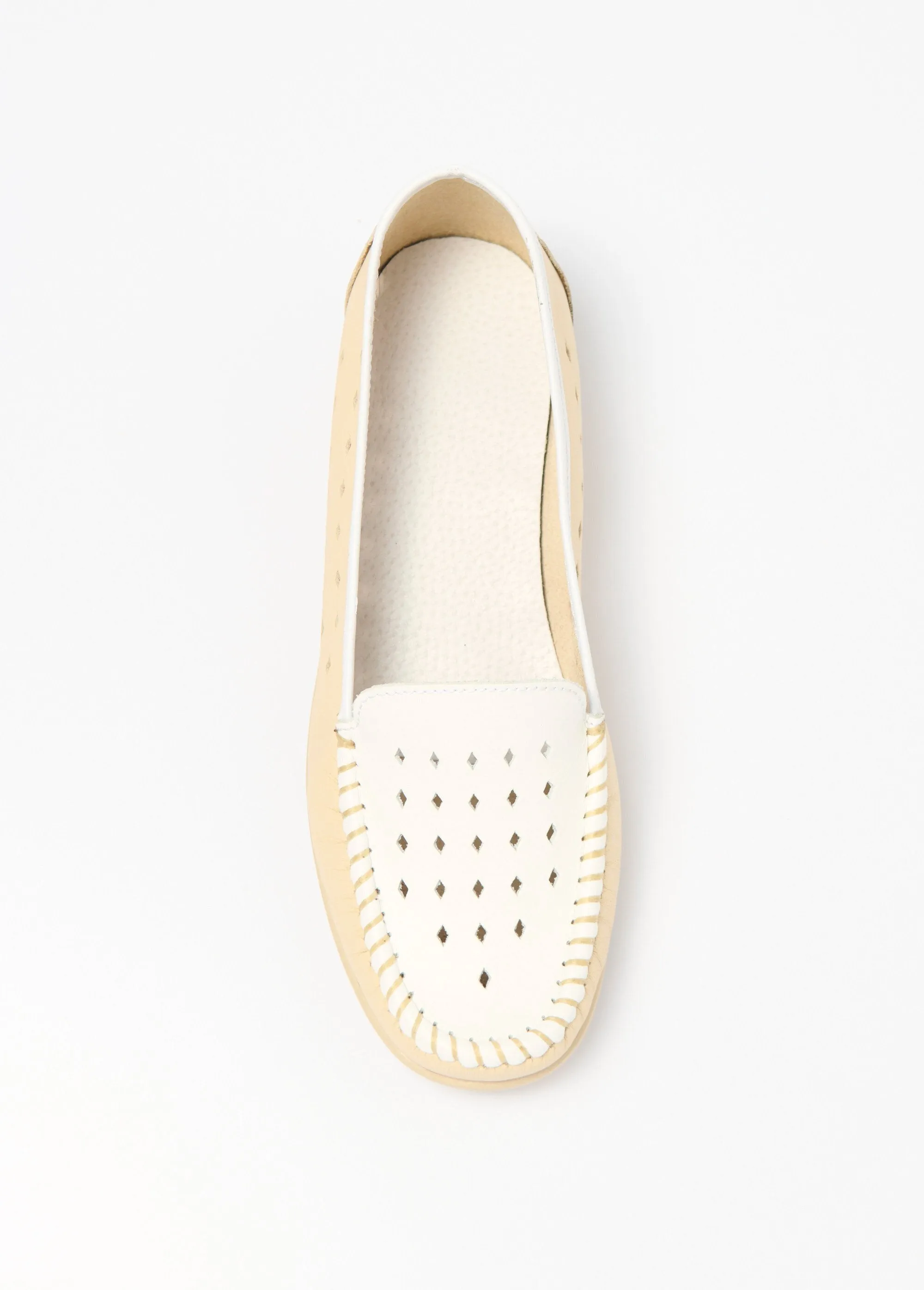 Soft leather comfort width moccasins