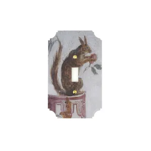 Squirrel Printed Switch Plates | Singh Collection