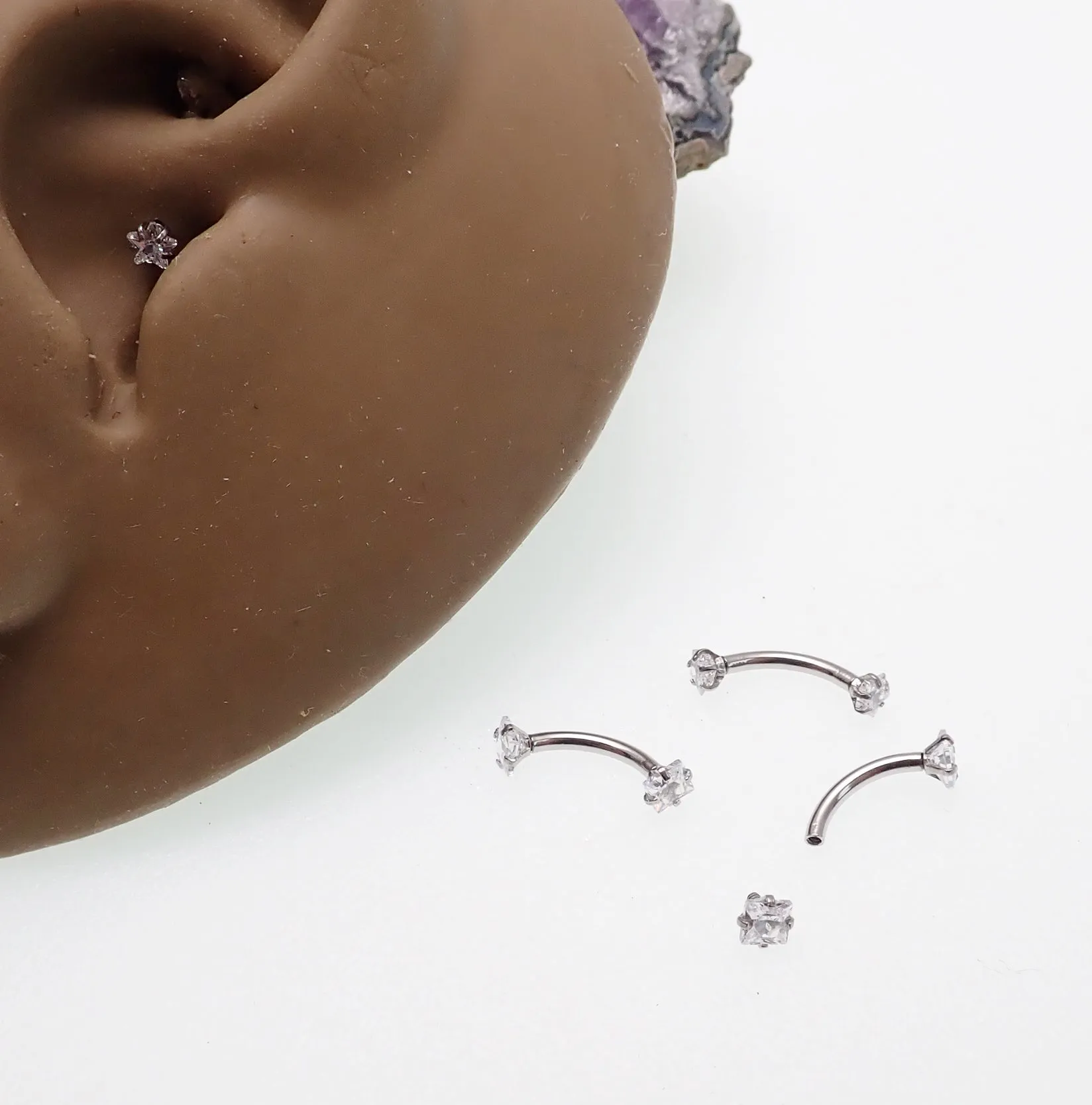 Star & Square Crystal Steel Curve 16g