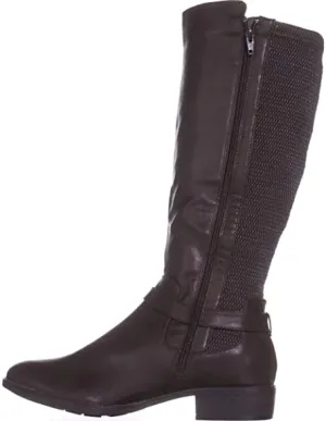 Style & Co. Womens Luciaa Almond Toe Knee High Fashion, Chocolate, Size 5.5